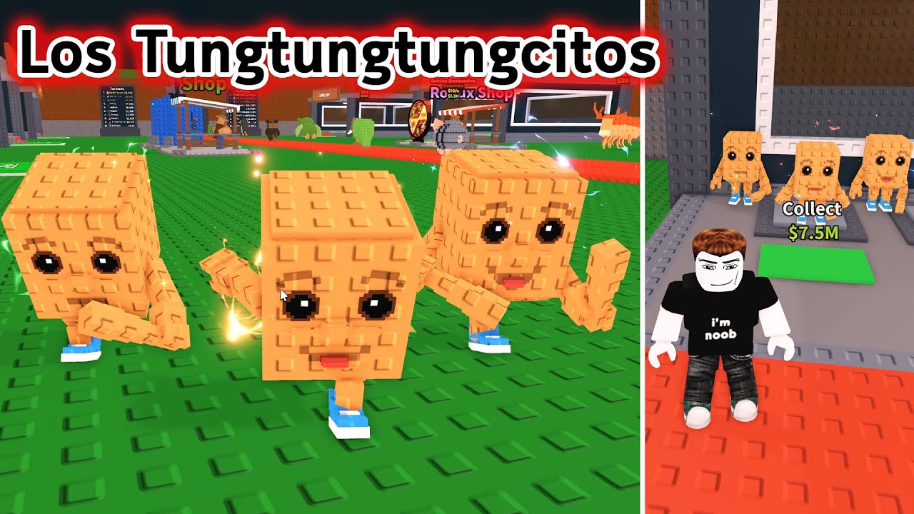 เหนื่อยมากกว่าจะมา Los Tungtungtungcitos Roblox Steal a Brainrot