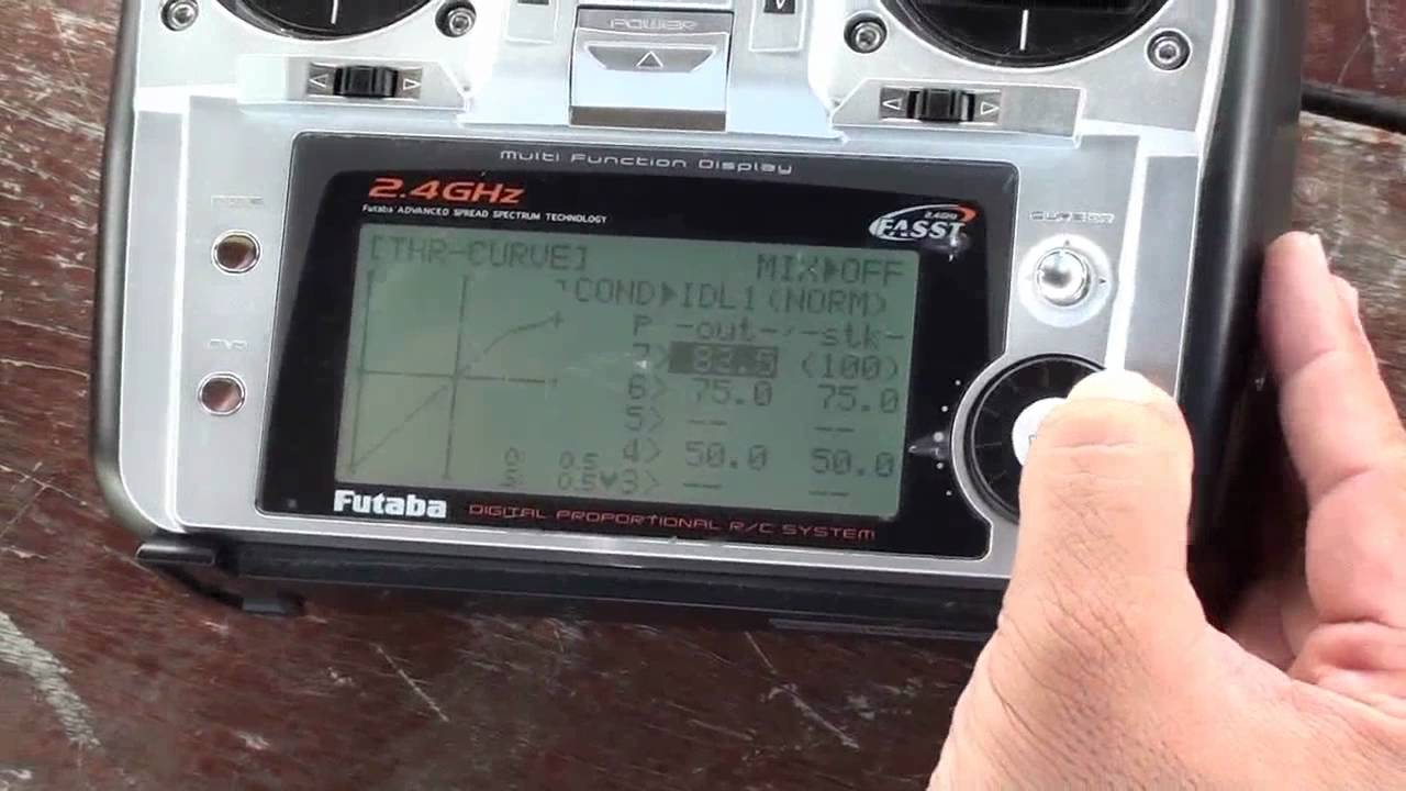 S4. RC Heli Tips and guide #4 - Set A Radio Throttle Curve EP Heli ...