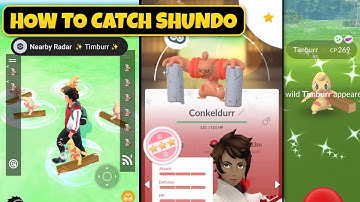 How to Catch 100iv Shiny Shundo Timburr in Pokemon Go | Shundo Timburr Nest Pokemon GO