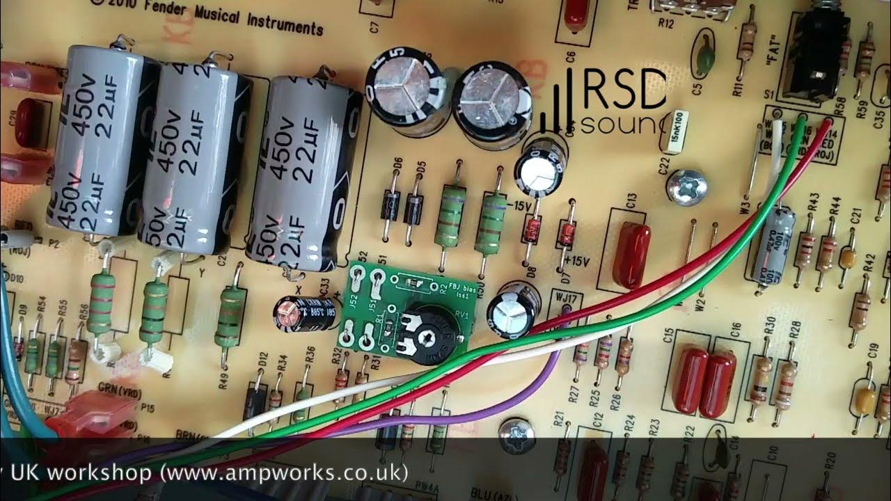 The easiest way to Do a Fender Blues Junior Bias Mod (using an www