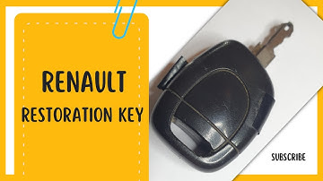 Renault Clio II (2001 2002 2003 2004 2005) Key Fob, Battery Change, One Button