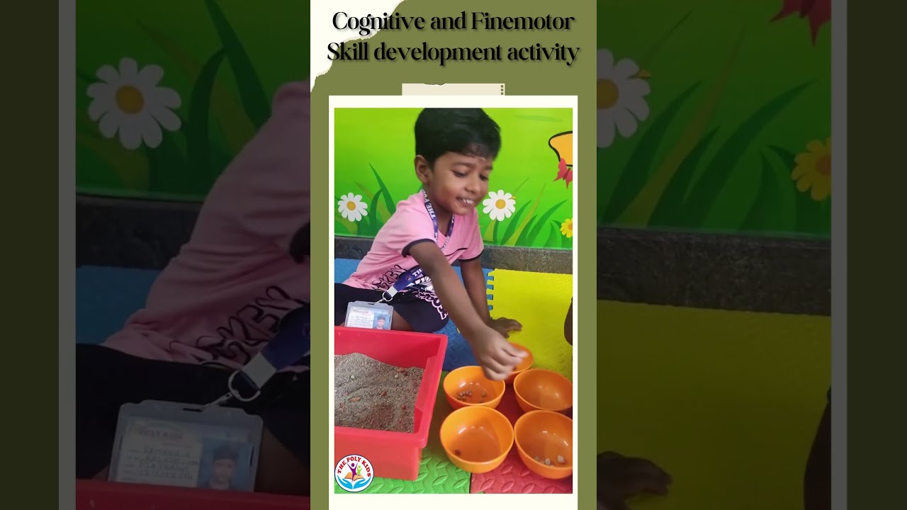 Pulses Sorting Activity for Kids | Sensory Play & Fine Motor Skill Development | Poly Kids Preschool