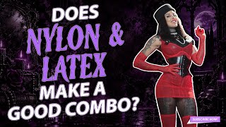 Latex and Nylon Try on Haul [4K] Mika Katana