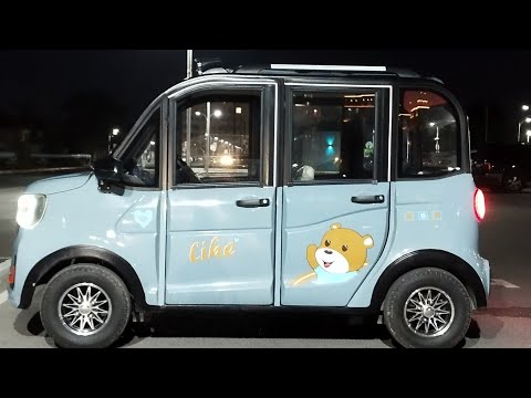 Обзор мини Электромобиля из Китая за 3000$. Права не нужно. бюджетные вариант #электромобиль #машина