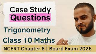 Celebrity Trigonometry Case Study Questions | Class 10 NCERT Maths Chapter 8 | Board Exam 2026 Practice Profile