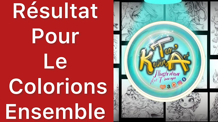 Résultat du colorions ensemble sur une illustration de @kevinteoart