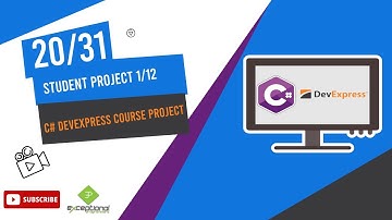 Dev Express C# Course with Project |  Student Registration Project in c# Devexpress Part 20/31