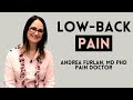 Low Back Pain by Dr. Andrea Furlan MD PhD