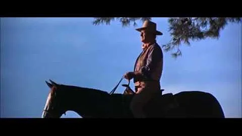 Backward Shot Of John Wayne In "Chisum" (1970)