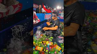 Blindfolded Bottle Challenge 😲❤️ #shorts
