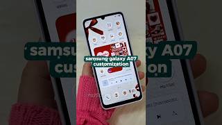 Samsung Galaxy a07 customization #samsung #samsunga07 #aesthetic #a07 #smartphone #oneui8