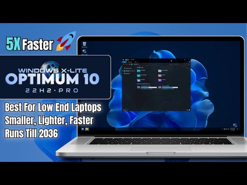 Optimum 10 Pro is Insanely Fast! 🔥 | How to Install Windows X-Lite on PC or Laptop