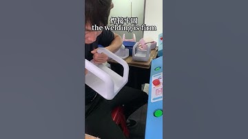 Ultrasonic welding of luggage compartment floor trailer #ultrasonic #welding