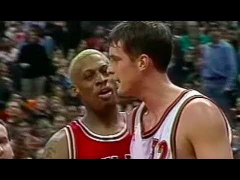 Dennis Rodman Bullying Christian Laettner Comp (1997)