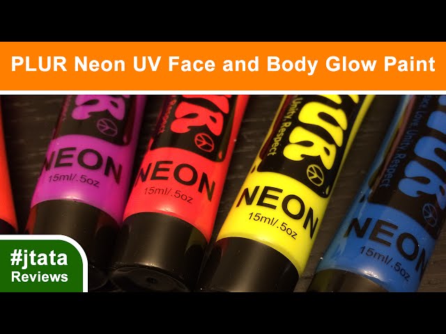 4 Super EASY Blacklight UV Face Paint Designs Tutorial