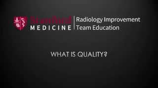 What is Quality?