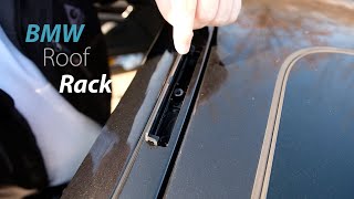 How to open the BMW Roof Rack mounts