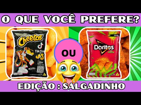 O que você prefere? Cheetos parmesão ou Cheetos requeijão? Versão