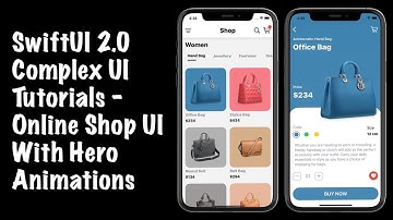 SwiftUI Complex UI Tutorials - Online Shop App UI With Hero Animations - SwiftUI 2.0 Tutorials