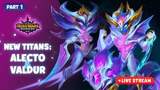 New Titan Element and New Titans Alecto & Valdur + Giveaway LIVE STREAM! | Hero Wars