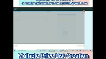 Multiple price list creation from Purchase Entry