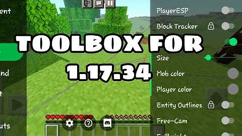 MCPE HACK CLIENT 1.17.34|| MCPE TOOLBOX