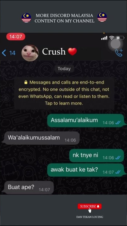 Cara memulai chat dengan crush ❤ #shorts