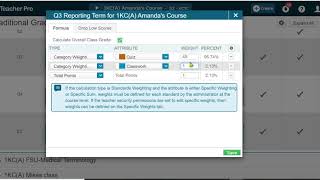 PowerSchool SIS PowerTeacher Pro v19: How to Set Up Traditional Grade Scale Calculations