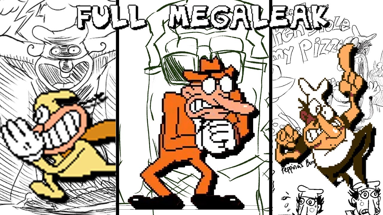 Pizza Tower FULL MEGALEAK Compilation - YouTube