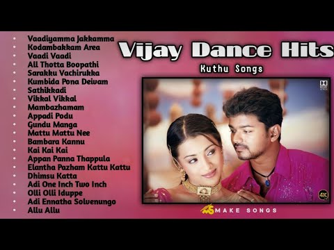 Vijay Dance Hits  Vijay Kuthu Songs  Best Vijay Songs Evergreen  Hit Kuthu Songs Tamil kuthusong