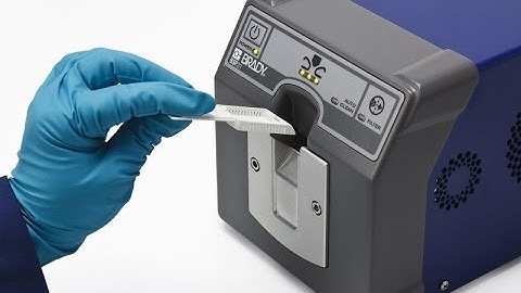 Laborkennzeichnung mit BBP11, BSP31 und Scanner (auf englisch)