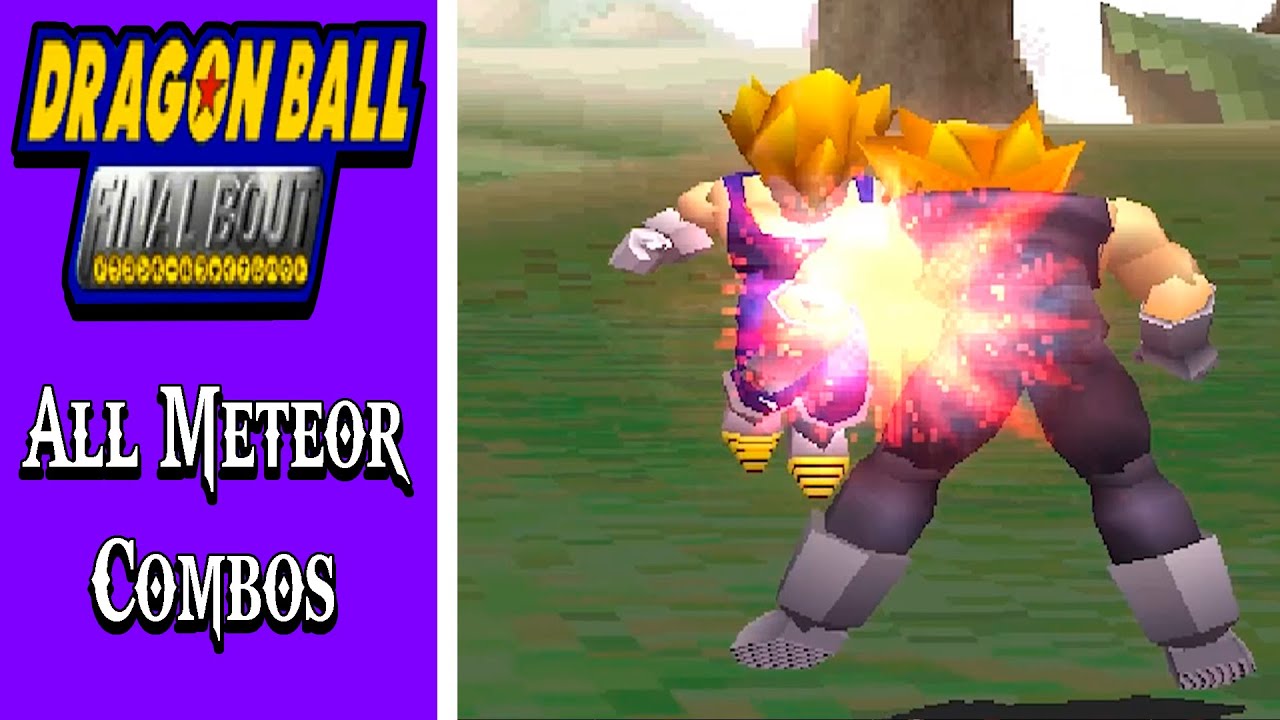 Dragon Ball GT Final Bout (PS1) - All Meteor Combos - YouTube