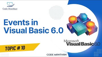 Events Handling in Visual Basic 6.0 | Event kya hai