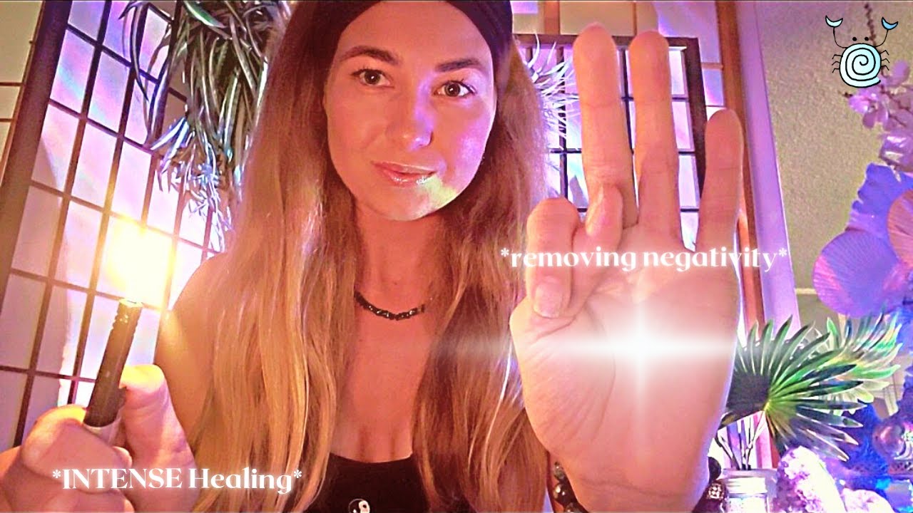 [Reiki ASMR] ~ 🔥INTENSE🔥 Energetic Cleansing & negativity removal