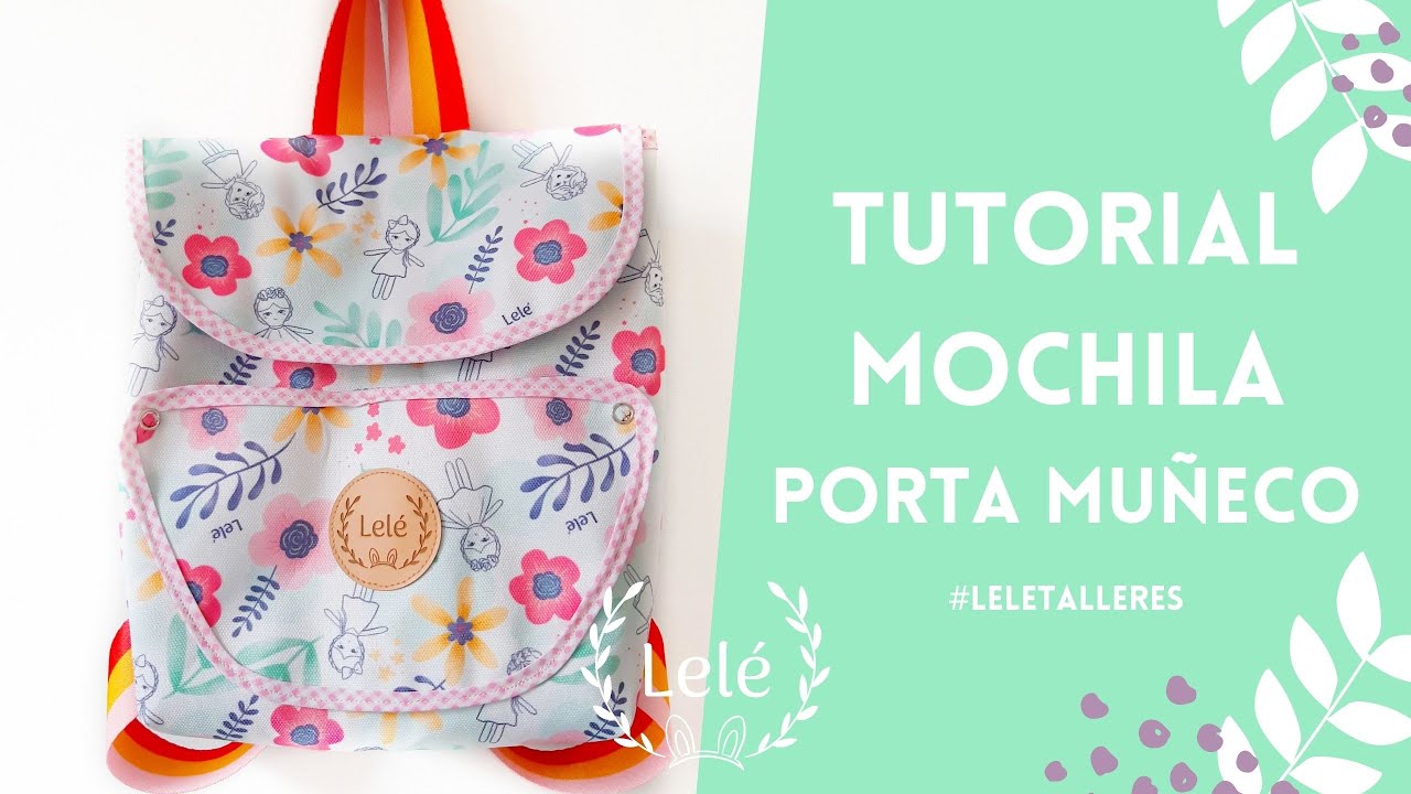 Mochila Porteo Porta Bebés para Muñecas #costuracreativa #diycostura  #aprendeconmigo #porteo 