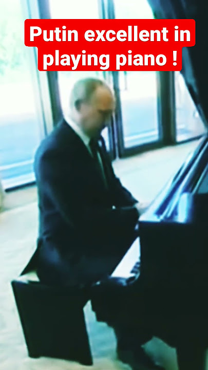 Putin excellent in playing piano #shorts #putin #vladimirputin #piano