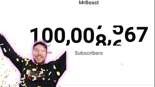 MrBeast Hits 100M Subscribers! (Live Reaction)