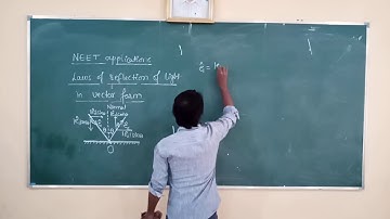 Law of reflection of light in vector form