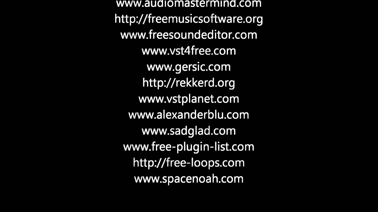 WHERE TO FIND FREE VST PLUGIN DOWNLOADS, WEBLINKS, DATABASES, FORUMS