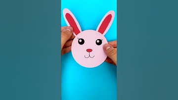 DIY Adorable Bunny! 🐇 Easy Paper Craft for Kids