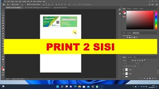 EASY WAY TO PRINT BPJS ID CARD BACK AND FORTH USING PHOTOSHOP