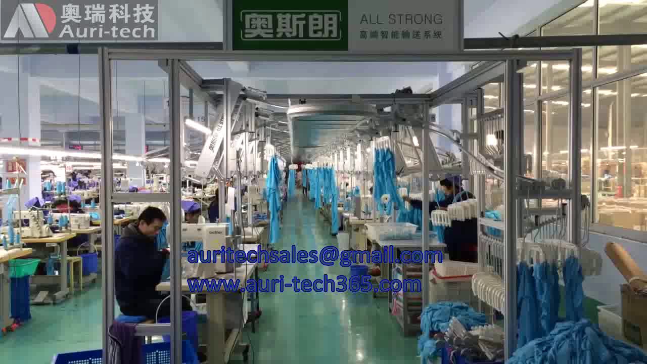 Intelligent garment factory production line control system YouTube