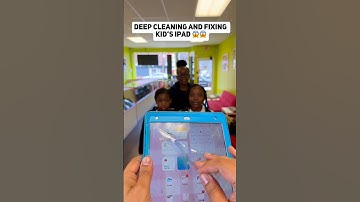 Deep Cleaning and Fixing The DIRTIEST IPad 🤢🤮 #shorts #apple #ipad