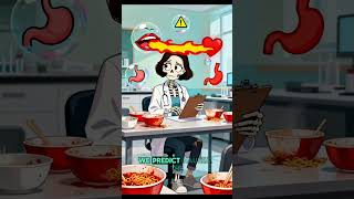 what if you eat 50 spicy noodles? #skeletonwhatif #whatif #educational