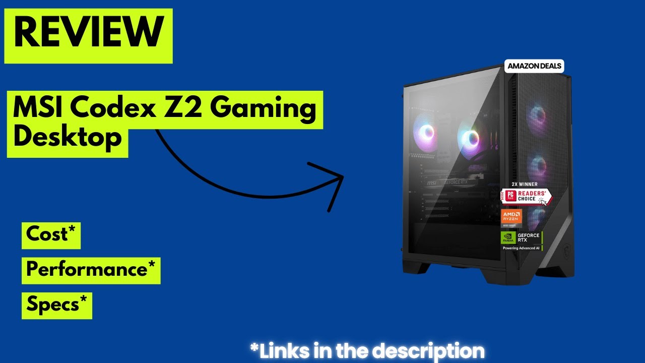 MSI Codex Z2 Gaming Desktop Review | Ryzen 7 8700F + RTX 5070 | 32GB DDR5 & 2TB NVMe SSD 💻🎮