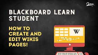 How to Create and Edit Wikis Pages