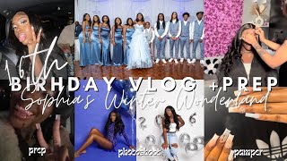 My Sweet 16 Birthday Vlog + Prep ♡ || Bday Party, Photoshoot, Hair, Nails, & More !!!