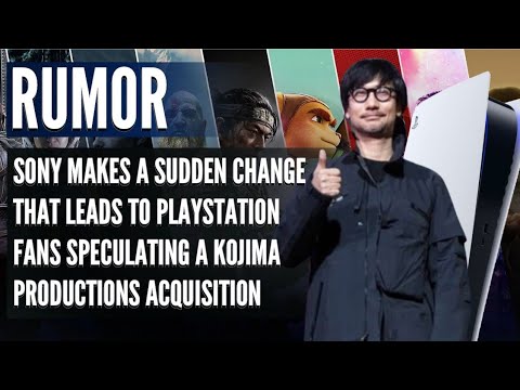 PlayStation Makes Sudden Change That Leads To Kojima Productions Acquisition Speculation