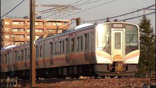 E129系B26+A18編成　信越本線下り普通453M　長岡→新潟