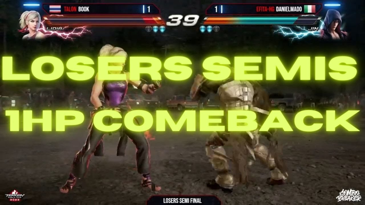 Combo Breaker 2023 Tekken 7 Losers semis Book vs Danielmado 1hp